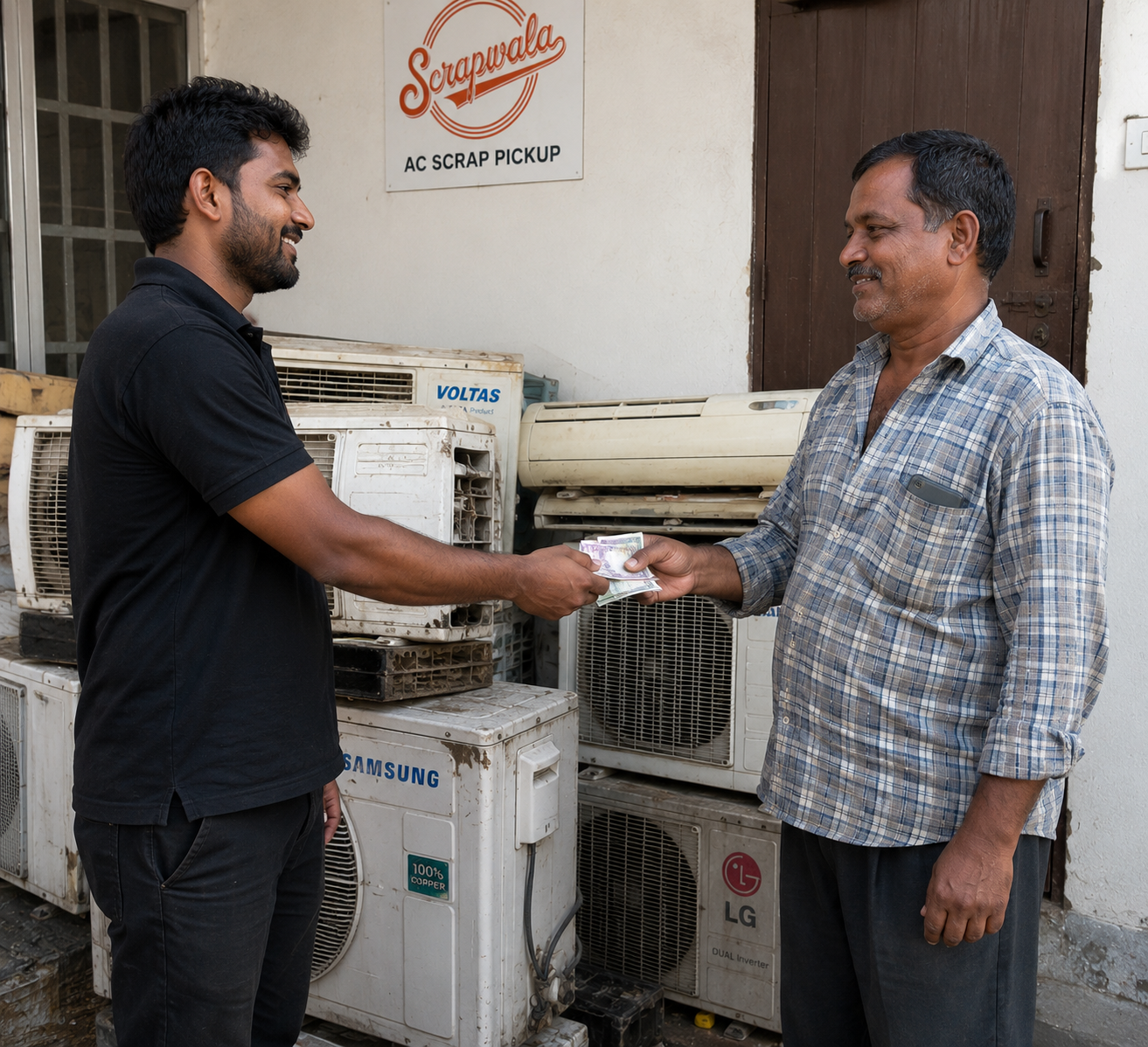 Instant payment made on site